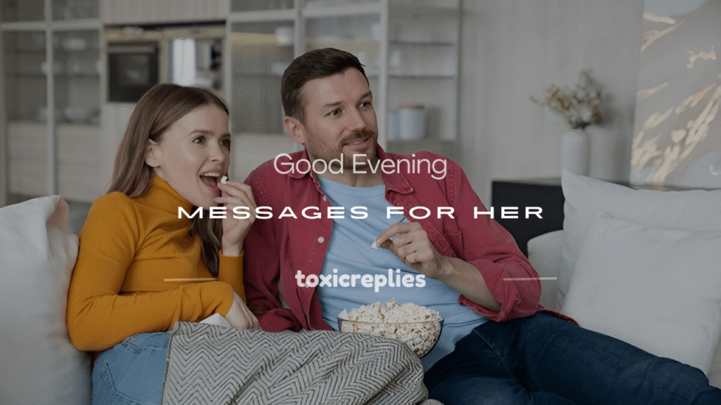 good evening message for her