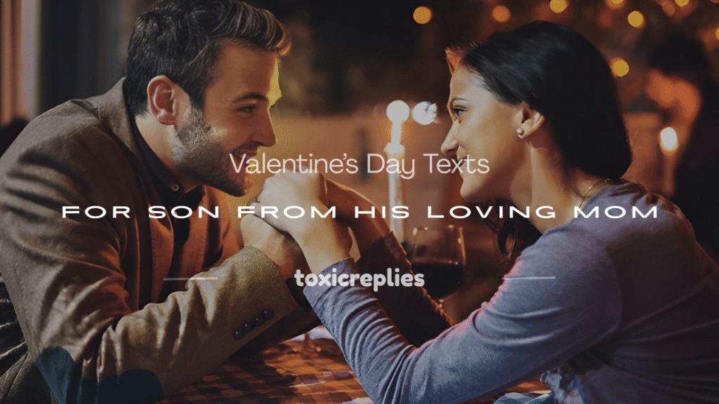 happy valentine's day son from loving mom