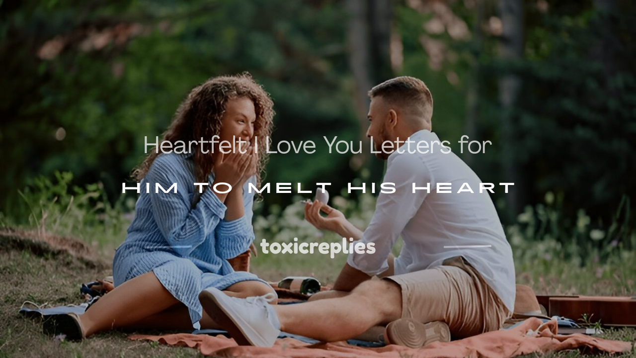 i love you letters for him