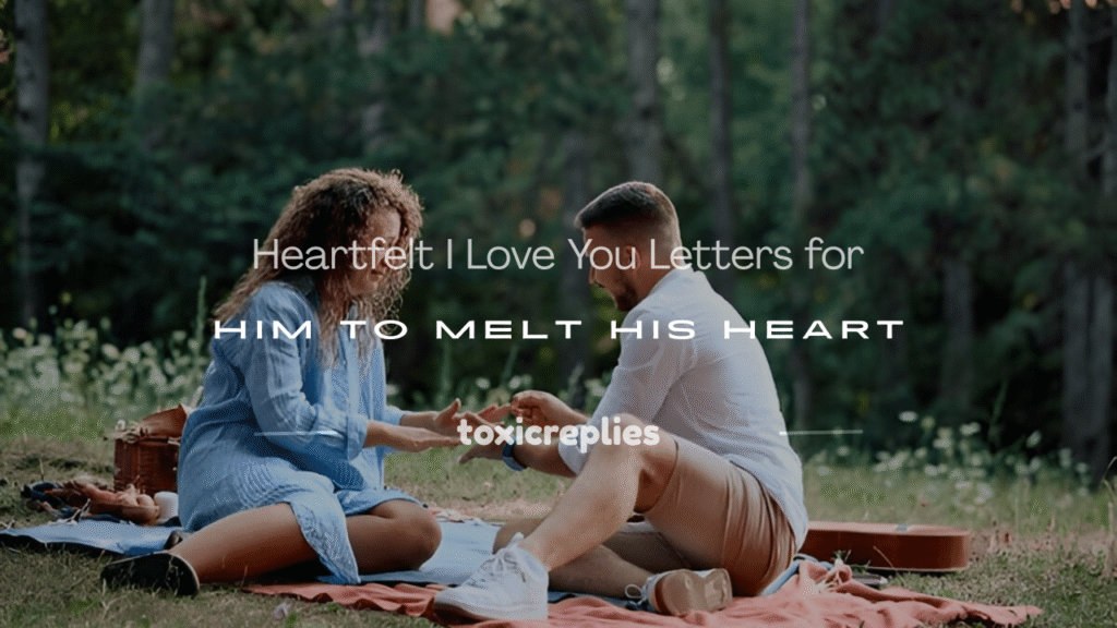 i love you letters for him