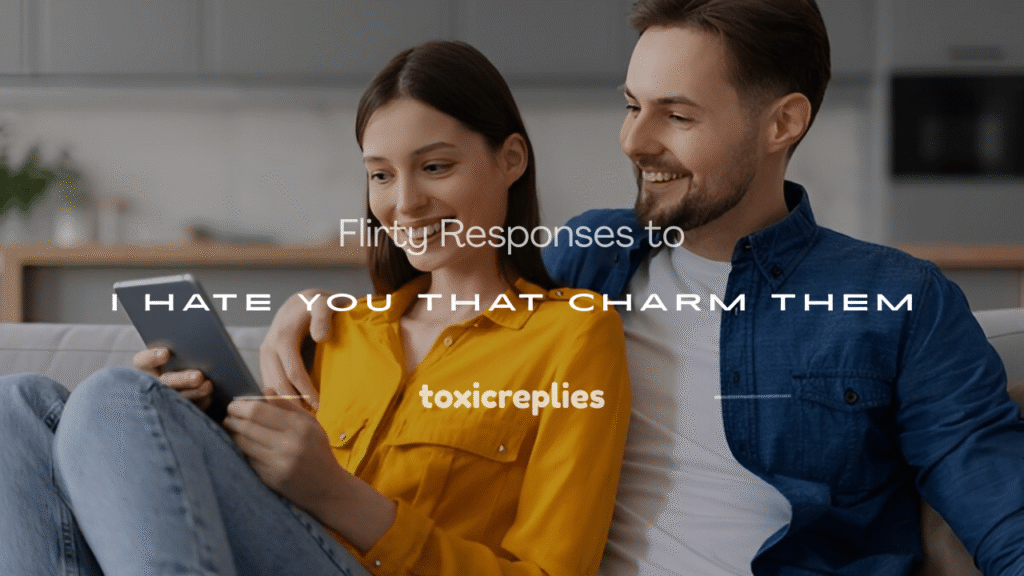 flirty response to i hate you