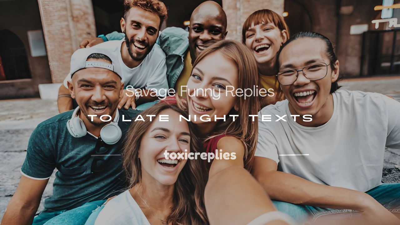 funny replies to late night texts
