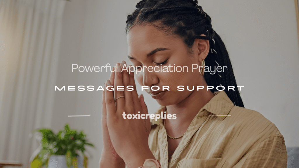 appreciation prayer message for financial support