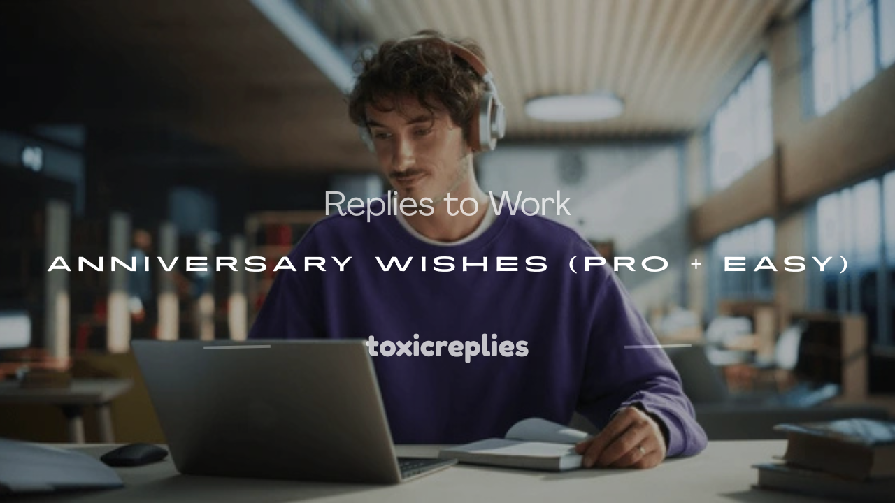 how to respond to work anniversary wishes