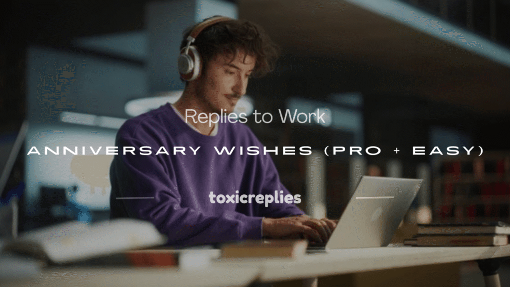 how to respond to work anniversary wishes