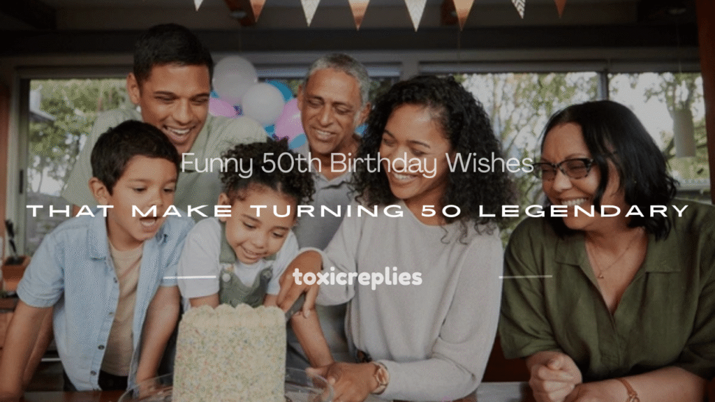 funny 50th birthday wishes